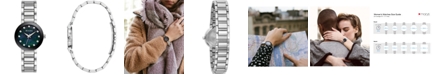 Bulova Women's Futuro Diamond Accent Stainless Steel Bracelet Watch 26mm 96P172